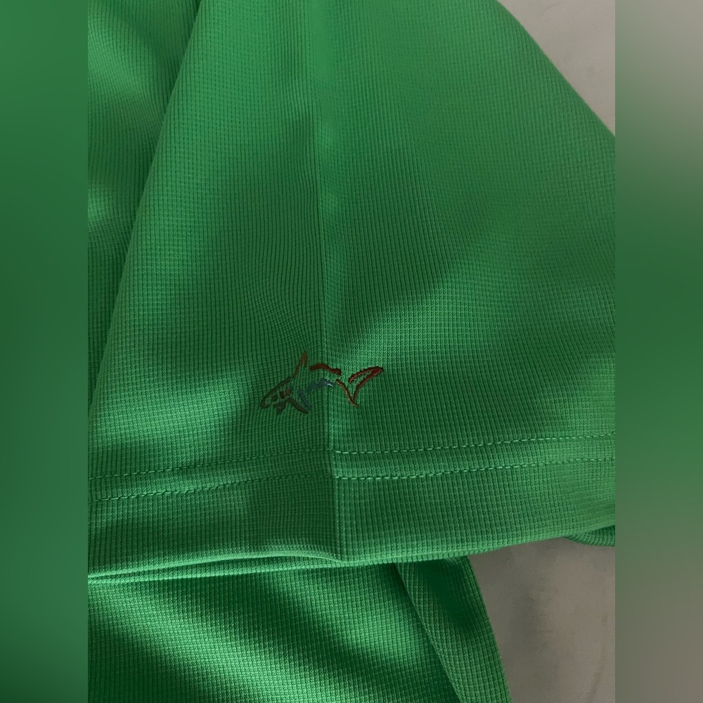 Greg Norman Collection Men's Polo Shirt 3Set - Green, Red & Blue w/white strips. - Picture 5 of 16